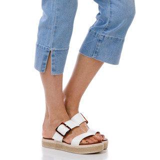 Thumbnail 3: D. Jeans Women's Pedal Pusher Denim Capris 