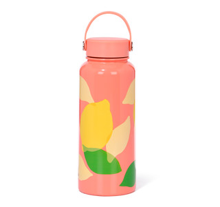 Thumbnail 5: KATE SPADE 33 oz Stainless Steel Lemon Toss Water Bottle 