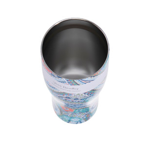 Thumbnail 2: Vera Bradley 32 oz Stainless Steel Citrus Paisley Tumbler 