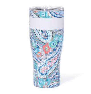 Thumbnail 3: Vera Bradley 32 oz Stainless Steel Citrus Paisley Tumbler 