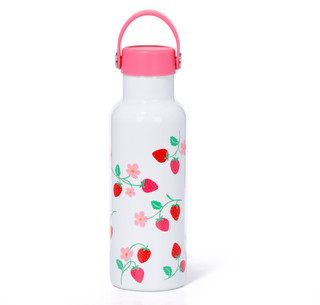 Thumbnail 5: KATE SPADE 17 oz Stainless Steel Strawberry Vine Water Bottle 