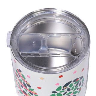 Thumbnail 3: KATE SPADE 16 oz Stainless Steel Evergreen Confetti Dot Coffee Mug 