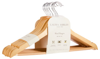 Thumbnail 2: Laura Ashley 10 Pk Wood Hangers  