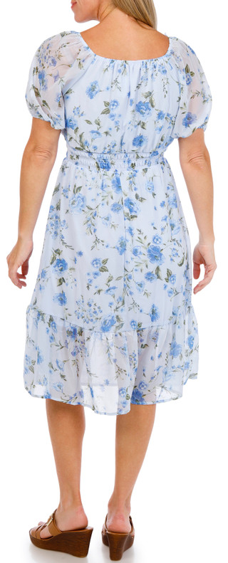 Thumbnail 3: Chenault Women's Short Sleeve Ruffle Tier Dress 