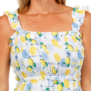 Thumbnail 2: Chenault Women's Sleeveless Smocked Border Dress 