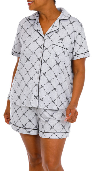 Thumbnail 1: Juicy Couture Women's Plus Pajama Shorts Set 