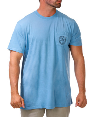 Thumbnail 1: Heybo Outdoors Men's Outdoor Logo Stealth Mode Pocket Tee 