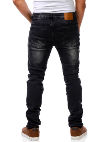 Thumbnail 2: Street Jeans Men's Distressed Skinny Jeans 