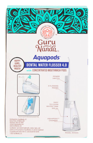 Thumbnail 3: GURUNANDA Aquapods Water Flosser 4.0 