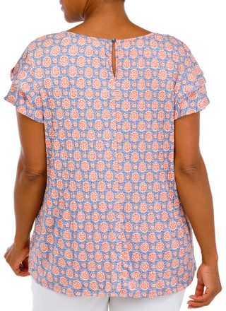 Thumbnail 2: Fyve Women's Plus Short Sleeve Top 