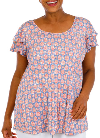 Thumbnail 1: Fyve Women's Plus Short Sleeve Top 