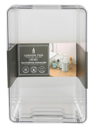 Thumbnail 2: London Fog Home Collection 3 Pk Multipurpose Storage Bins 