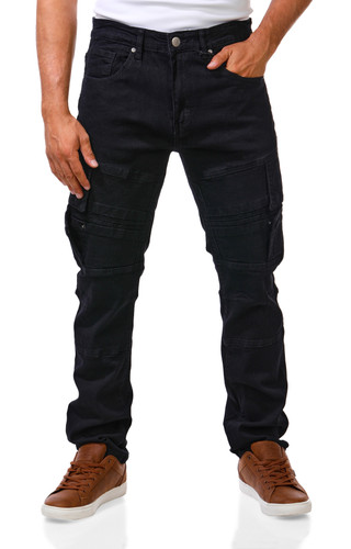 Thumbnail 1: Street Jeans Men's Slim Fit Cargo Pants 