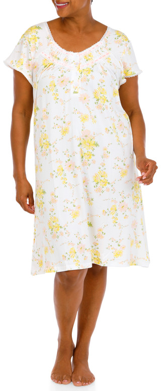 Thumbnail 1: body touch Women's Plus Nightgown  