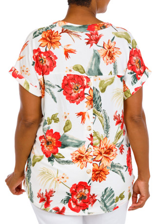 Thumbnail 2: Fifty Street Women's Plus V-Neckline Top 