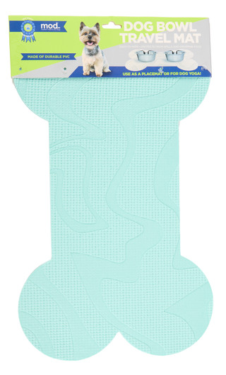 Thumbnail 1: MOD 20x12 Bone Shaped Dog Feeding Mat 