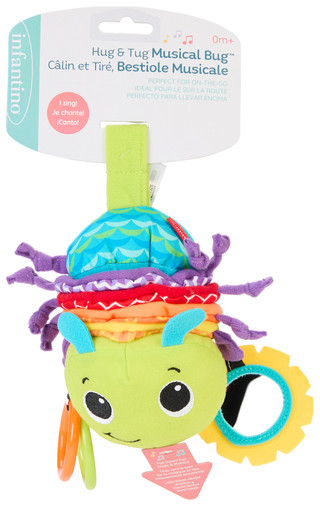 Thumbnail 1: Infantino Baby Hug & Tug Musical Bug 