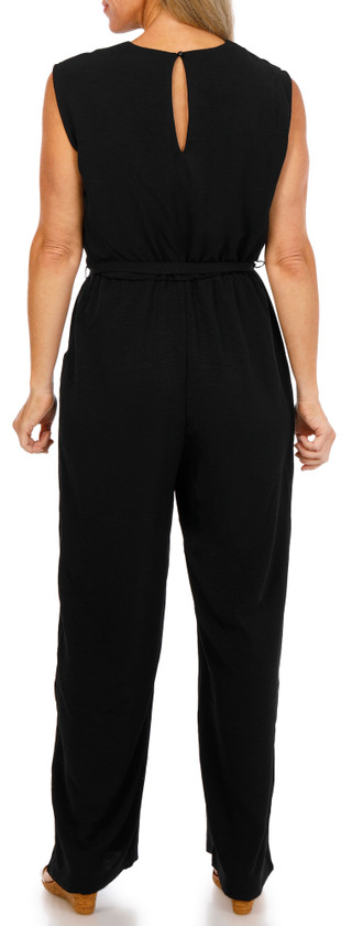Thumbnail 2: Luxology Women's Sleeveless Wrap Jumpsuit 