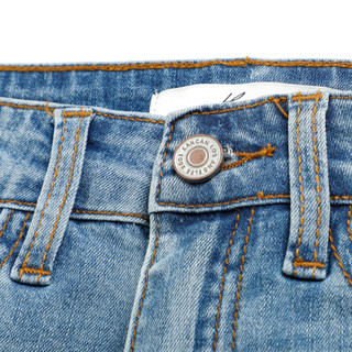 Thumbnail 4: KanCan Juniors Roll Cuff Distressed Denim Shorts 