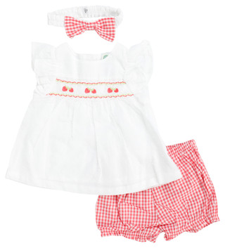 Thumbnail 1: Little Me Baby Girls 3 Pc Shorts Set 
