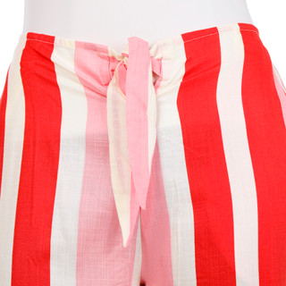Thumbnail 3: TRU DESTINATIONS Women's Linen Stripe Swim Cover-Up Pants 