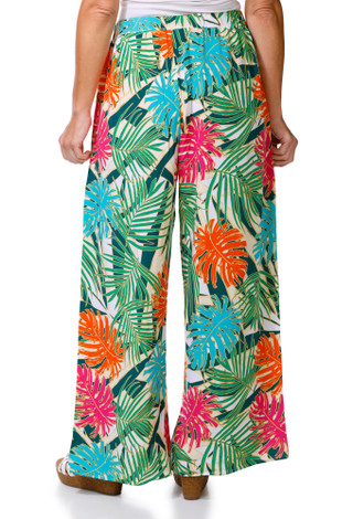 Thumbnail 2: Cece Women's Elastic Flowy Print Pants  