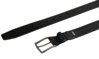 Thumbnail 2: IZOD Men's 35mm Brushed Gunmetal Buckle Belt  
