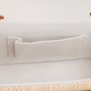 Thumbnail 3: D'Margeaux Woven Straw Top Handle Satchel 