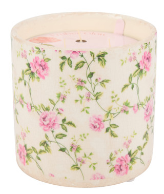 Thumbnail 1: Ember Glow 14 oz Rosebud Scented 3 Wick Candle 