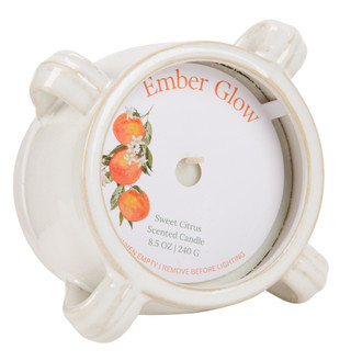 Thumbnail 2: Ember Glow 8.5 oz Sweet Citrus Four Handle Candle 