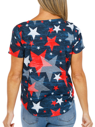 Thumbnail 2: Onque Women's Petite Americana Top 