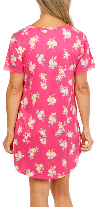 Thumbnail 3: FLORA NIKROOZ Women's Short Sleeve Sleepshirt 