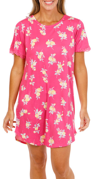 Thumbnail 1: FLORA NIKROOZ Women's Short Sleeve Sleepshirt 