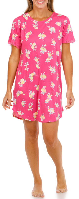 Thumbnail 4: FLORA NIKROOZ Women's Short Sleeve Sleepshirt 