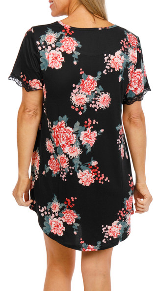 Thumbnail 4: FLORA NIKROOZ Women's Short Sleeve Sleepshirt 