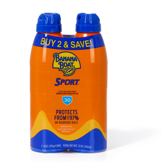 Thumbnail 1: Banana Boat 2 Pack Sport Performance Sunscreen Spray SPF 30, 6 oz each 