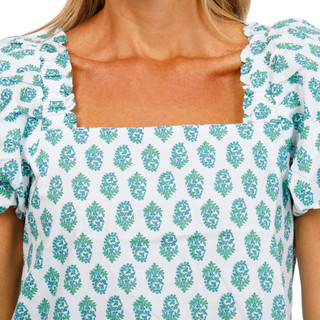 Thumbnail 2: Cece Women's Puff Sleeve Square Neck Top 