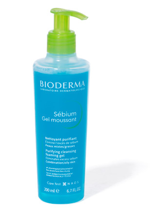 Thumbnail 1: BIODERMA Sebium Foaming Gel Cleanser Purifying Face Wash, 6.7 fl oz  