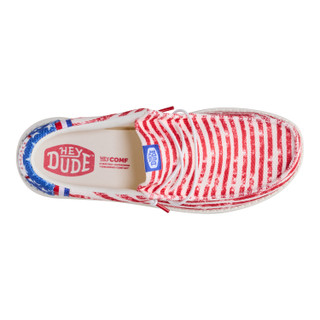 Thumbnail 2: Hey Dude Mens Wally America Casual Shoes 