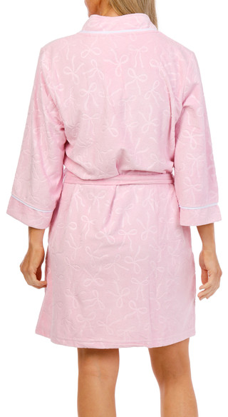 Thumbnail 5: JACLYN Women's Embossed Plush Robe 