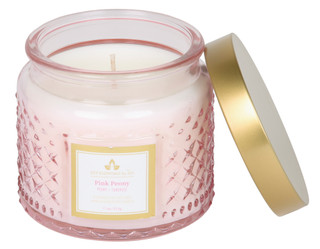 Thumbnail 1: Soy Essentials by Soi 11 oz Pink Peony Scented Candle 