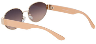 Thumbnail 2: ANNE KLEIN Women's Oval Wire Frame Sunglasses 