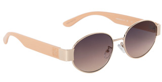 Thumbnail 1: ANNE KLEIN Women's Oval Wire Frame Sunglasses 