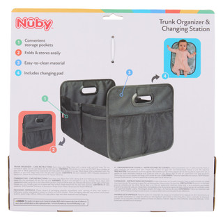 Thumbnail 2: Nuby Trunk Organizer & Baby Changing Station 