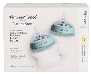 Thumbnail 1: Tommee Tippee 2 Pk Natural Start Extra Slow Baby Bottles 