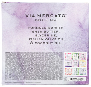 Thumbnail 2: Via Mercato 9 Pk Shea Butter Enriched Soaps 