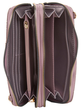 Thumbnail 3: ADRIENNE VITTADINI Marseille Double Wallet with Strap 
