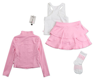 Thumbnail 2: Kensie Girls Active 5 Pc Skirt Set  