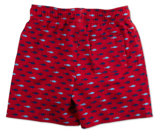 Thumbnail 2: Abercrombie & Fitch Boys Fish Print Swim Shorts 