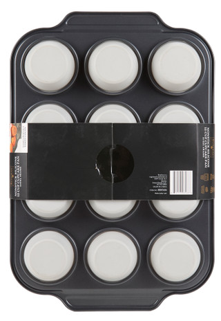 Thumbnail 2: Bombay 12 Cup Nonstick Silicone Cupcake Pan 
